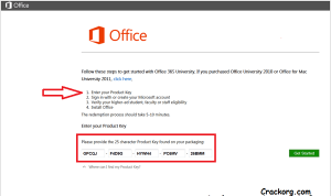 find office for mac 2016 activation key